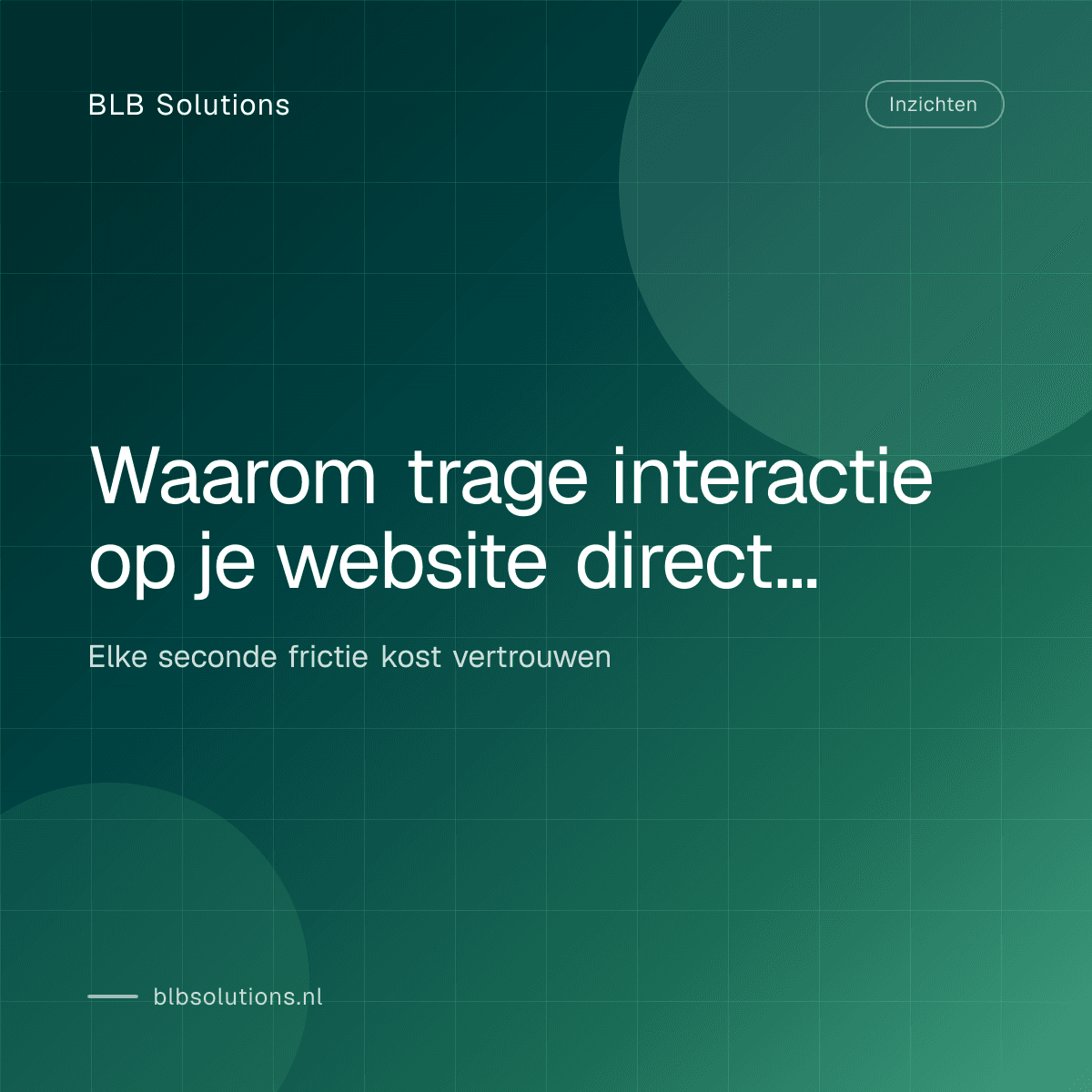 Waarom trage interactie op je website direct leads kost